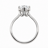14K White Gold Solitaire Semi Mount Engagement Ring