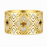 18K Yellow Gold 0.25 ctw Vintage Diamond Women's Ring