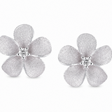 14K White Gold 0.04 ctw Stud Diamond Earring