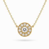 14K Yellow Gold 0.26 ctw Round Diamond Necklace
