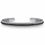 Sterling Silver Bangle 1.72ctw Spinel Bracelet
