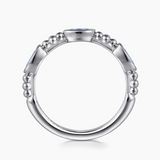 Sterling Silver 3 Stone 0.76ctw Topaz Ring