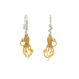 Denny Wong Octopus Leverback Earrings
