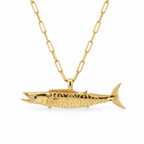 14K Yellow Gold Wahoo Pendant/Charm
