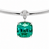 18K White Gold 15.10ctw Tourmaline Pendant/Charm